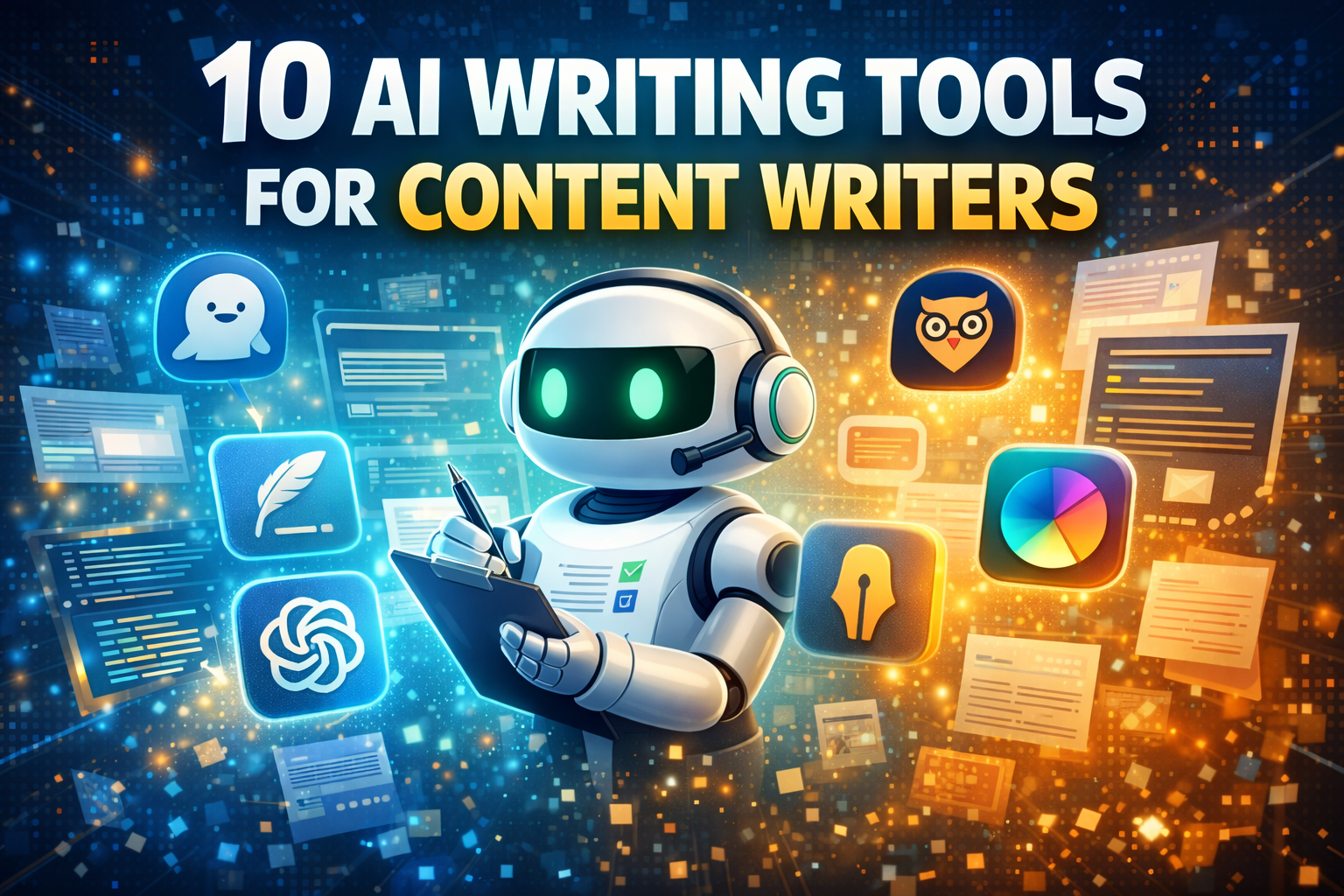 10 ai tools f or content writers in 2026